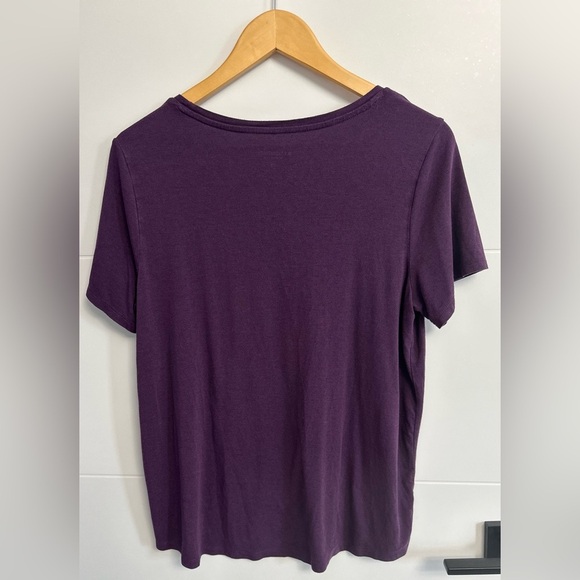 💝 Reitmans Women’s R Essentials Short Sleeve Shirt- Size L 💝 - Picture 2 of 4